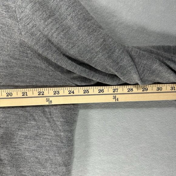 Polo Golf Ralph Lauren Men's XL 1/4 Zip 100% Merino Wool Gray Lined - see info. - Picture 6 of 14